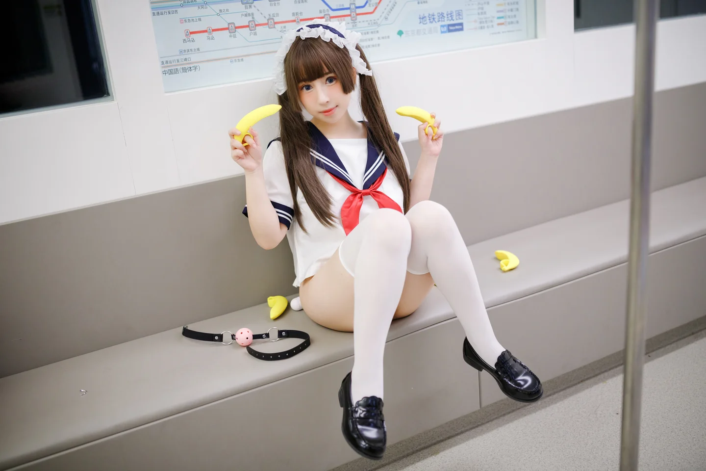 胡桃猫 - No.033 电车痴女 [152P-2GB] tg@simisebaisi 【丝足阁】109.webp